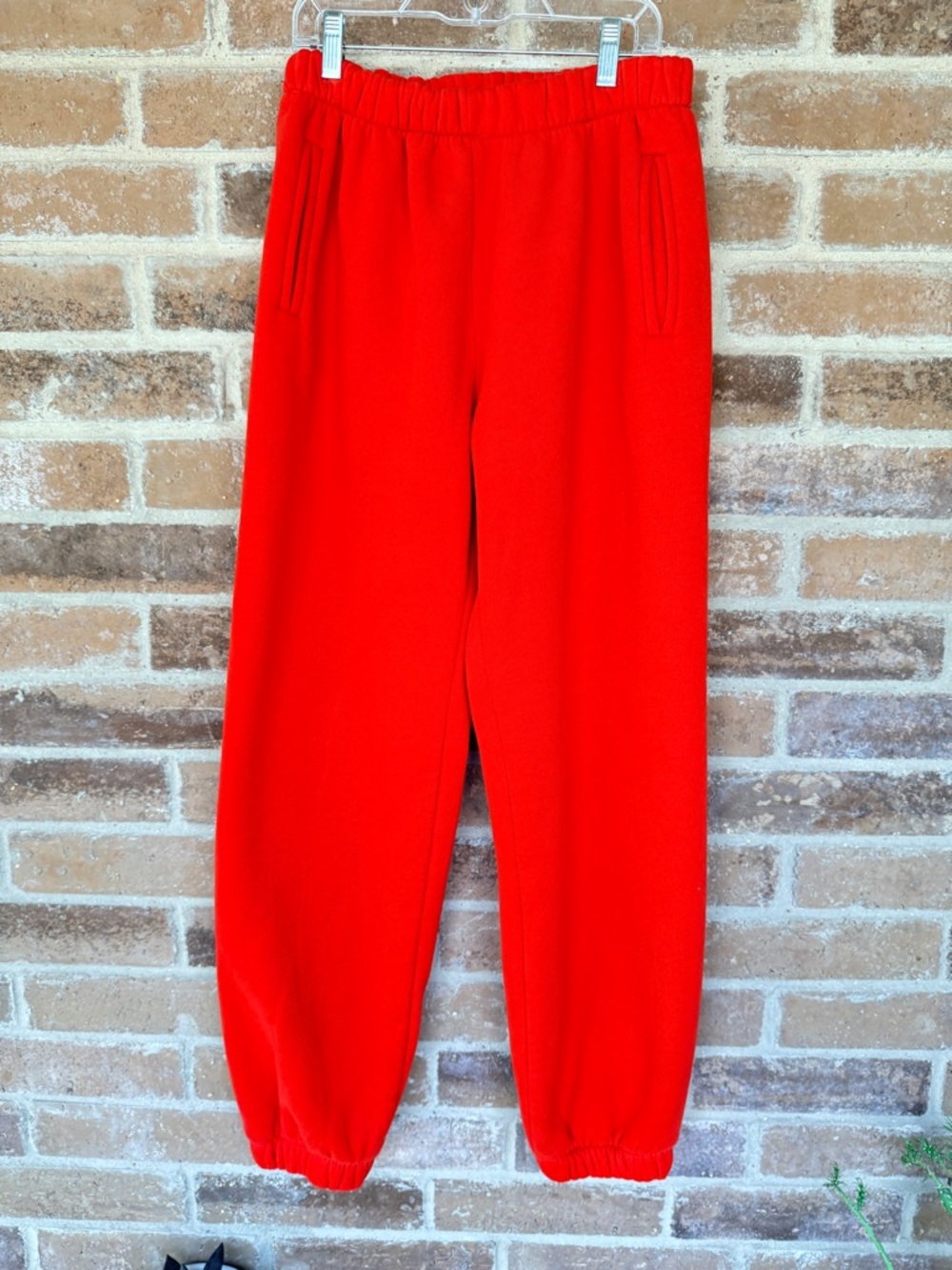 Tic-Toc Women’s Red Elastic Waist Jogger Pants